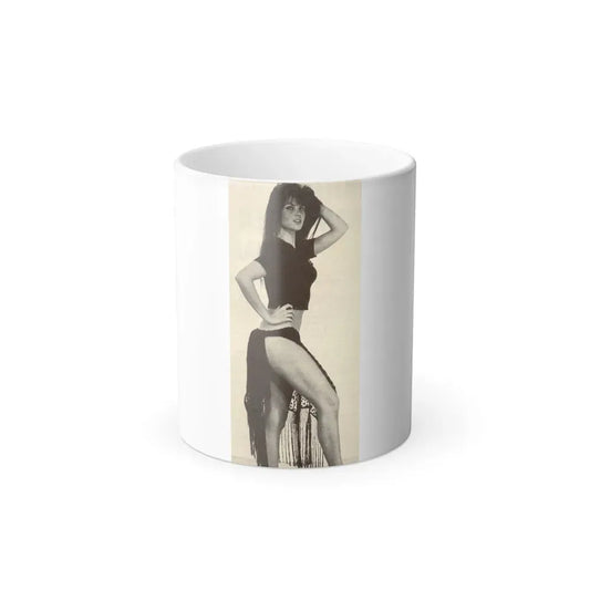 Caroline Munro #212 (Vintage Female Icon) Color Changing Coffee Mug 11oz - Go Mug Yourself