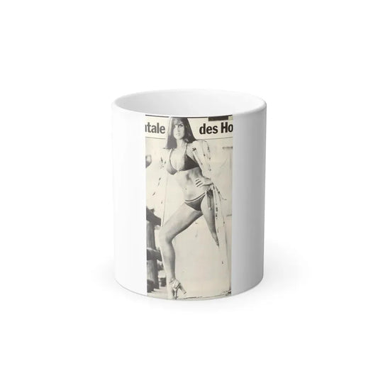 Caroline Munro #214 (Vintage Female Icon) Color Changing Coffee Mug 11oz - Go Mug Yourself