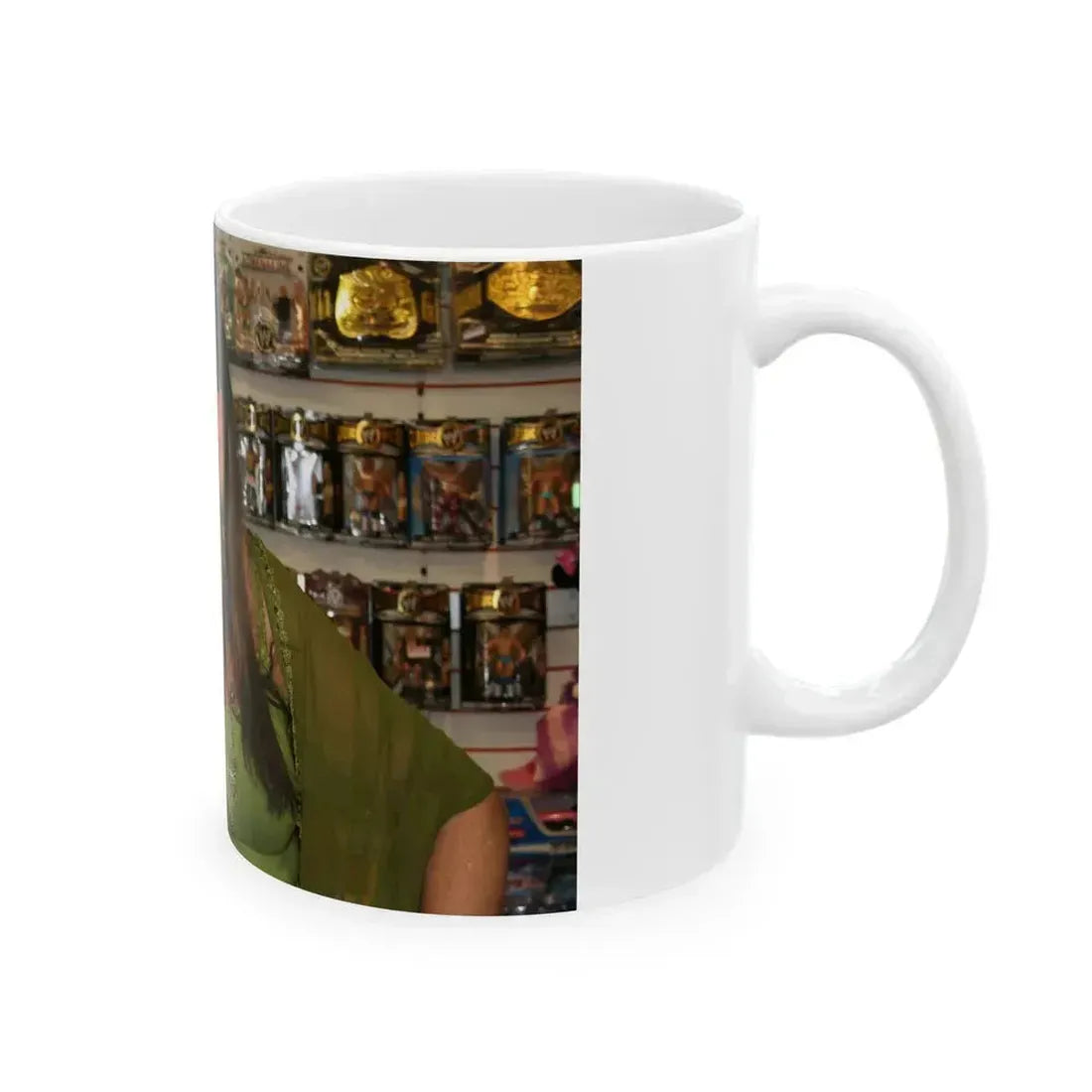 Caroline Munro #217 (Vintage Female Icon) White Coffee Mug - Go Mug Yourself