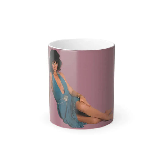 Caroline Munro #223 (Vintage Female Icon) Color Changing Coffee Mug 11oz - Go Mug Yourself