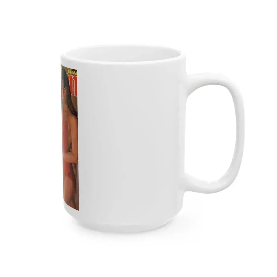 Caroline Munro #225 - Mag. Cover (Vintage Female Icon) White Coffee Mug - Go Mug Yourself
