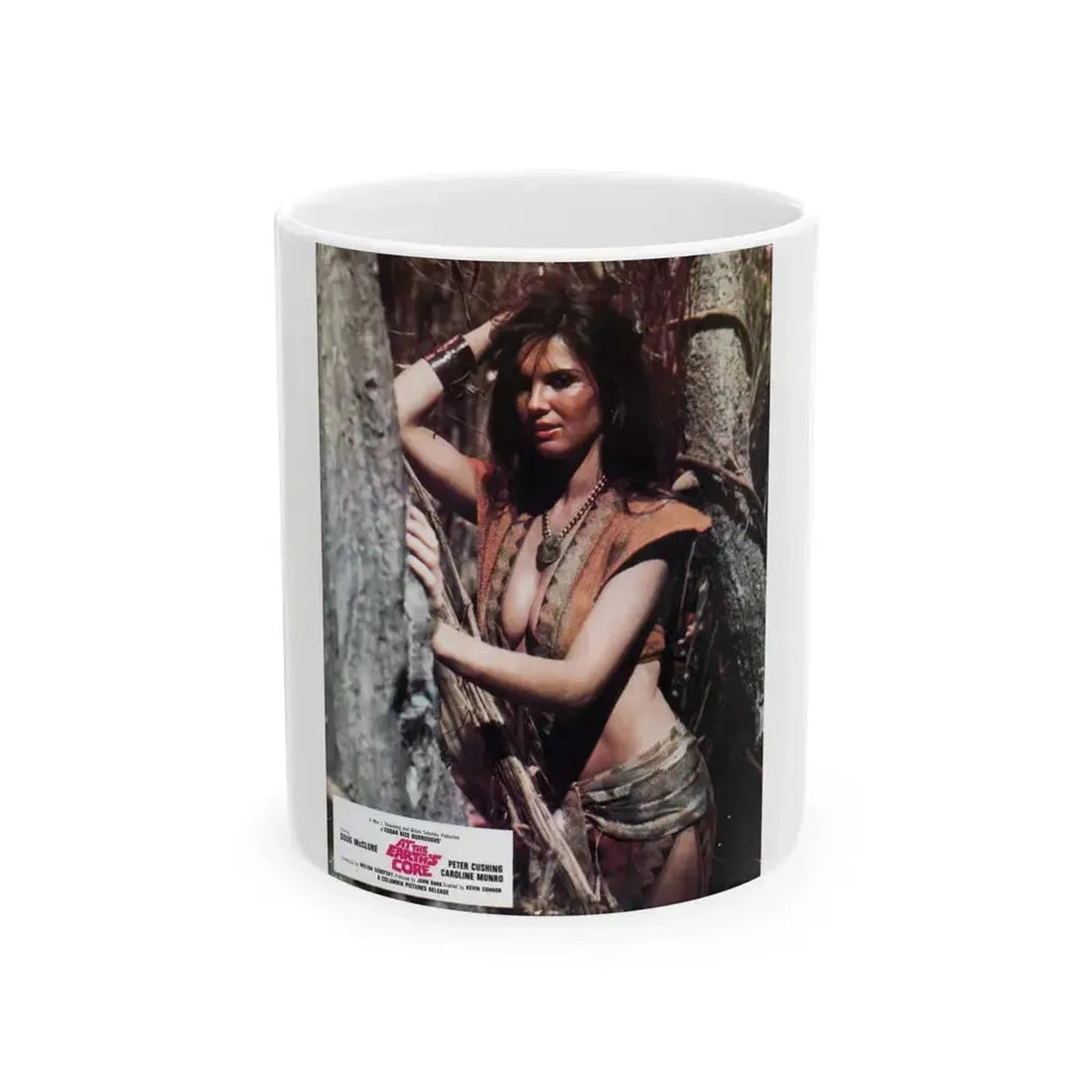 Caroline Munro #226 (Vintage Female Icon) White Coffee Mug 11oz - Go Mug Yourself