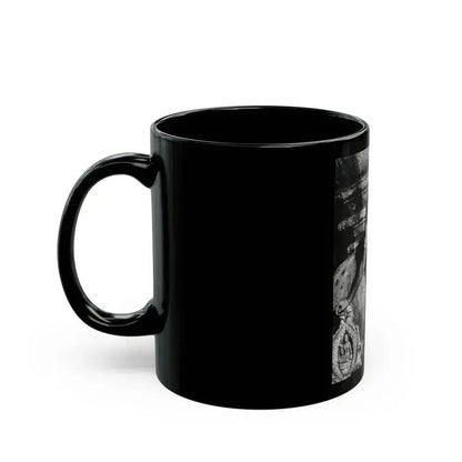 Caroline Munro #228 (Vintage Female Icon) Black Coffee Mug - Go Mug Yourself