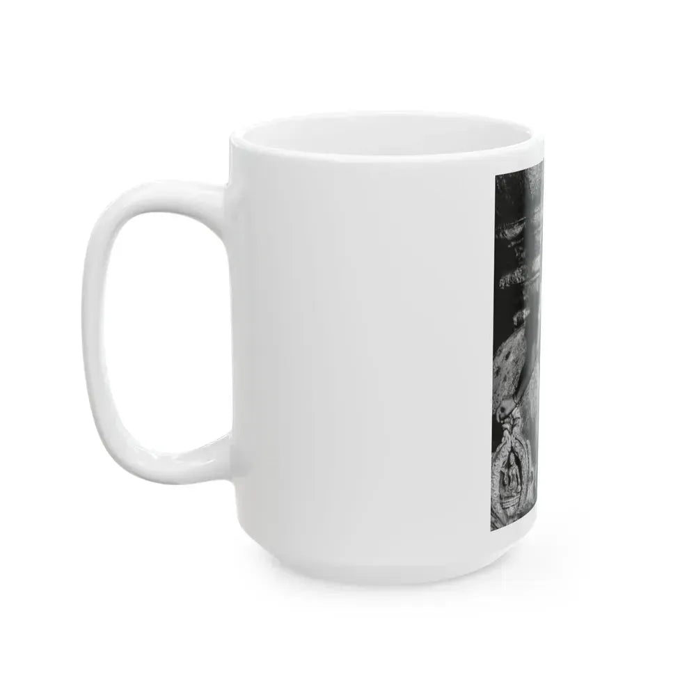 Caroline Munro #228 (Vintage Female Icon) White Coffee Mug - Go Mug Yourself