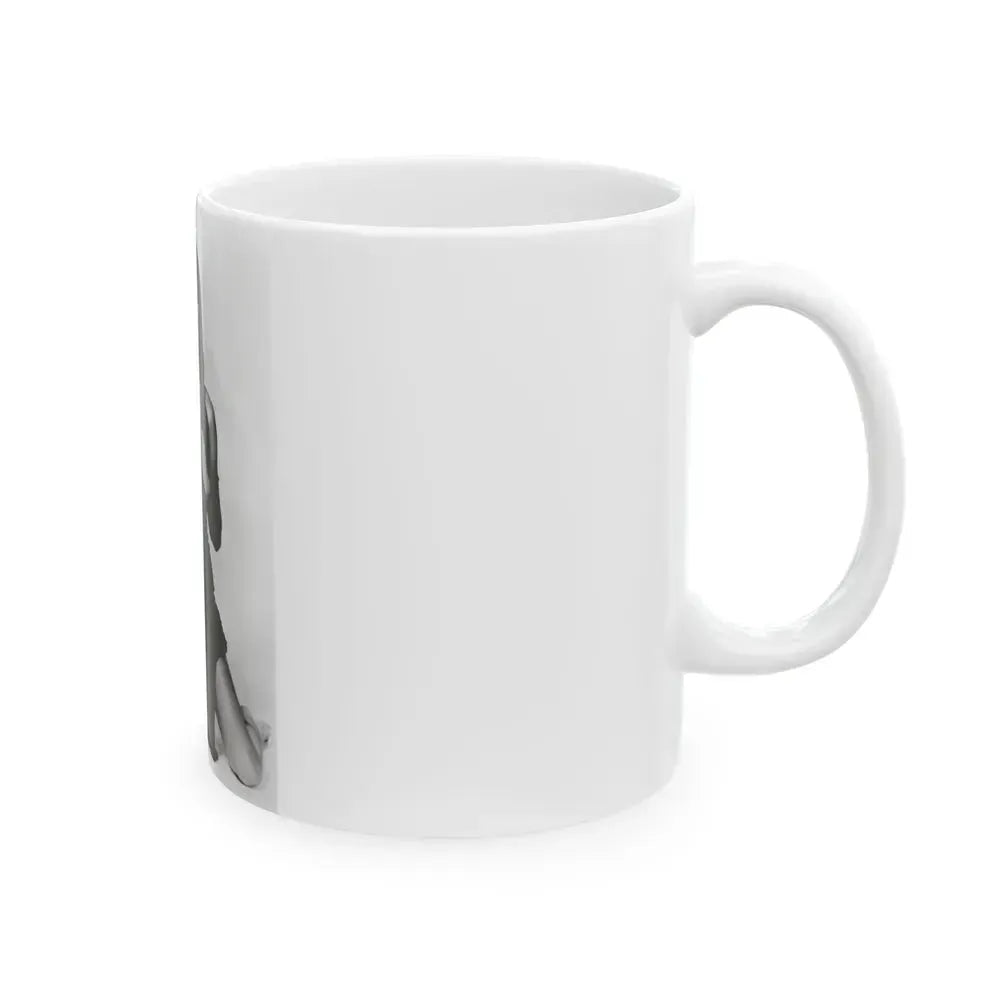 Caroline Munro #233 (Vintage Female Icon) White Coffee Mug - Go Mug Yourself