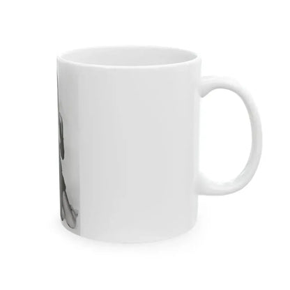Caroline Munro #233 (Vintage Female Icon) White Coffee Mug - Go Mug Yourself