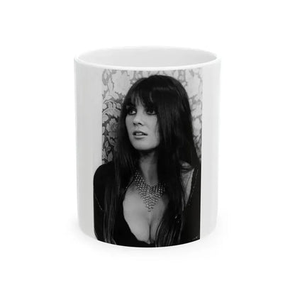 Caroline Munro #234 (Vintage Female Icon) White Coffee Mug 11oz - Go Mug Yourself