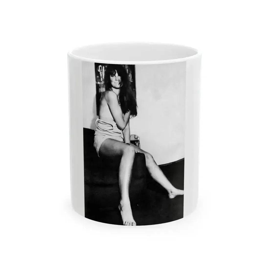 Caroline Munro #239 (Vintage Female Icon) White Coffee Mug 11oz - Go Mug Yourself