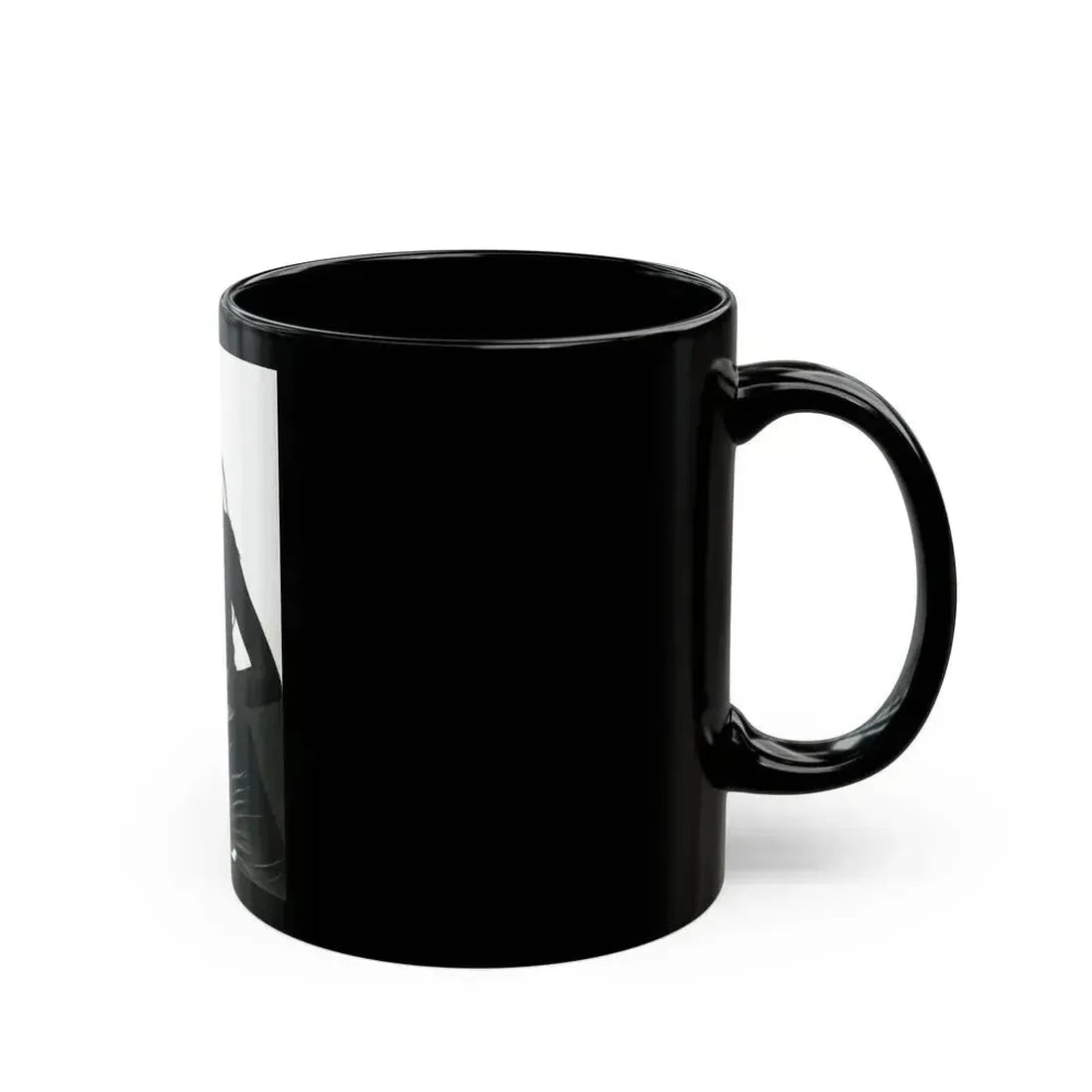 Caroline Munro #240 (Vintage Female Icon) Black Coffee Mug - Go Mug Yourself