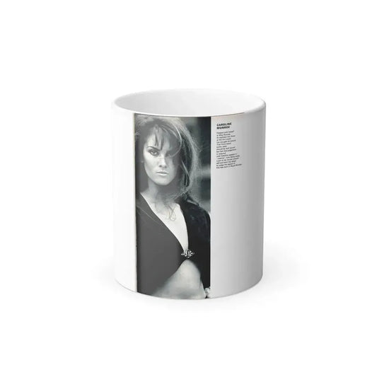Caroline Munro #241 (Vintage Female Icon) Color Changing Mug 11oz 11oz - Go Mug Yourself