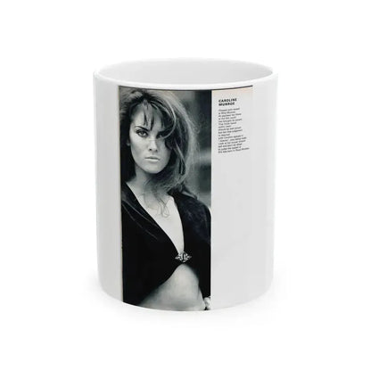 Caroline Munro #241 (Vintage Female Icon) White Coffee Mug 11oz - Go Mug Yourself