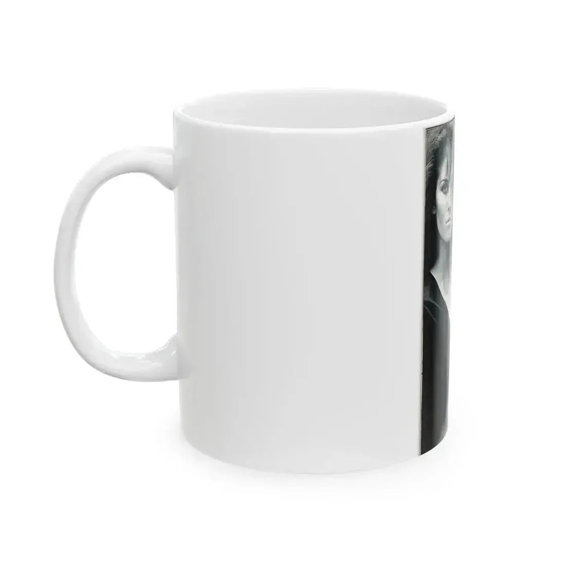 Caroline Munro #241 (Vintage Female Icon) White Coffee Mug - Go Mug Yourself