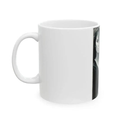 Caroline Munro #241 (Vintage Female Icon) White Coffee Mug - Go Mug Yourself