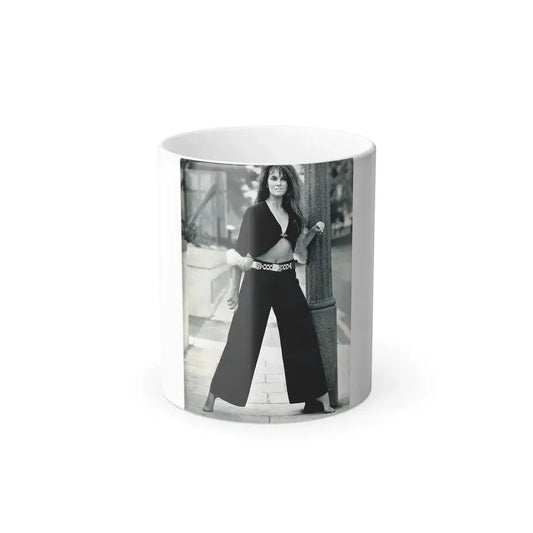 Caroline Munro #242 (Vintage Female Icon) Color Changing Mug 11oz 11oz - Go Mug Yourself
