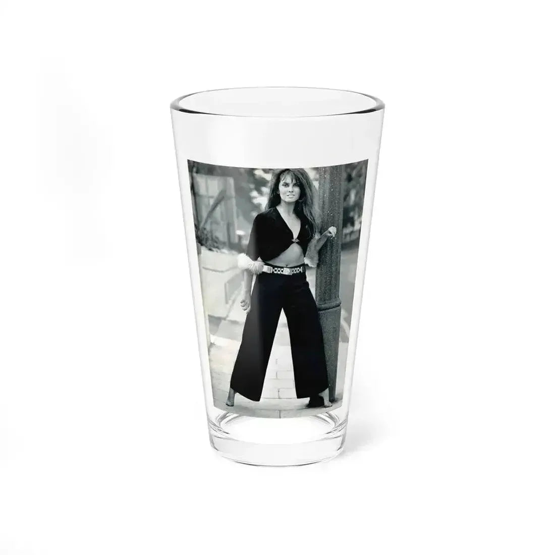 Caroline Munro #242 (Vintage Female Icon) Pint Glass 16oz - Go Mug Yourself