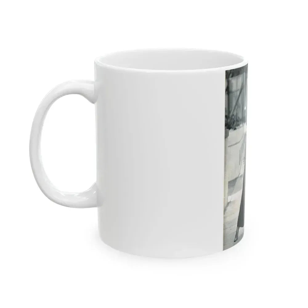 Caroline Munro #242 (Vintage Female Icon) White Coffee Mug - Go Mug Yourself