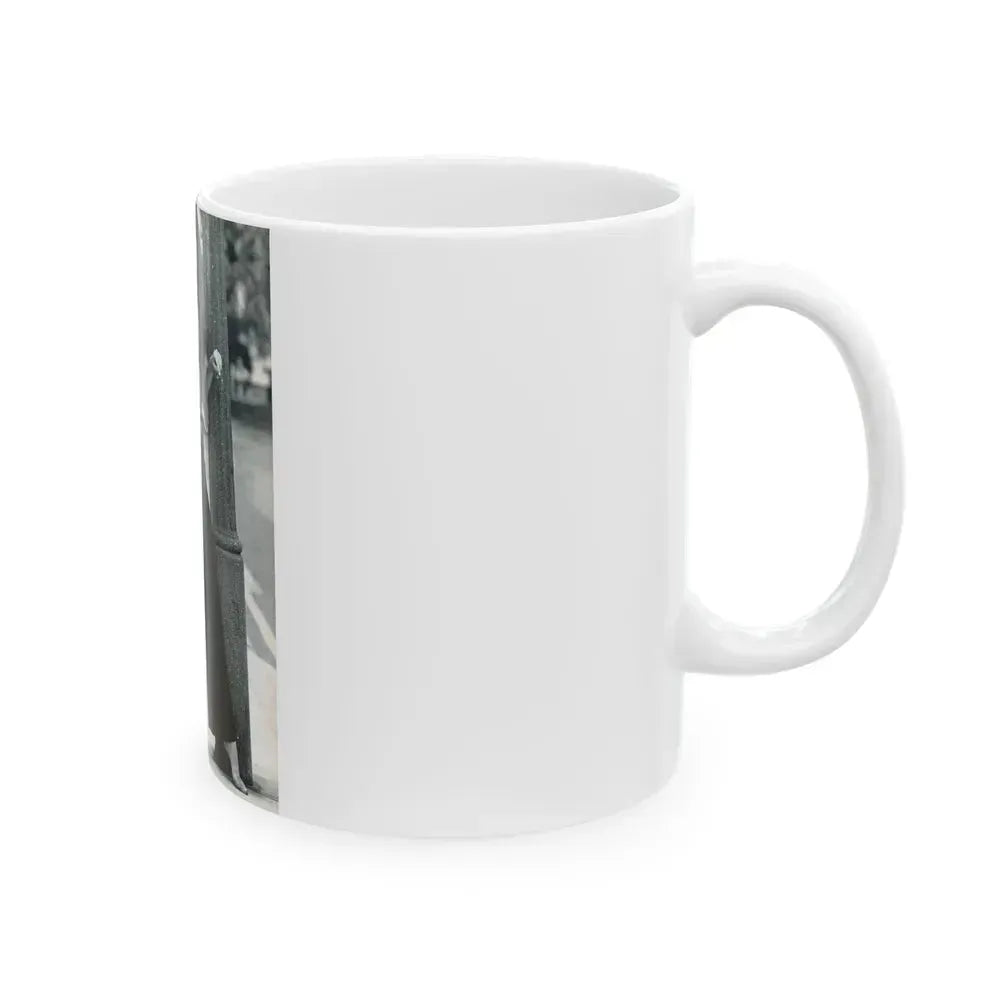 Caroline Munro #242 (Vintage Female Icon) White Coffee Mug - Go Mug Yourself