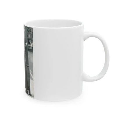 Caroline Munro #242 (Vintage Female Icon) White Coffee Mug - Go Mug Yourself