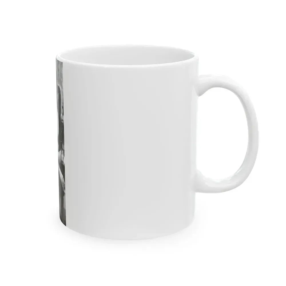 Caroline Munro #244 (Vintage Female Icon) White Coffee Mug - Go Mug Yourself