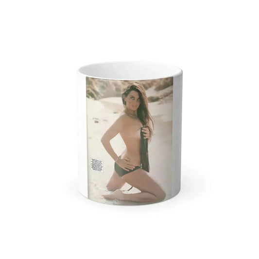 Caroline Munro #250 - Femme Fatales Fall 1992 (Vintage Female Icon) Color Changing Mug 11oz 11oz - Go Mug Yourself