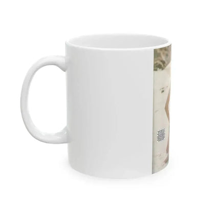 Caroline Munro #250 - Femme Fatales Fall 1992 (Vintage Female Icon) White Coffee Mug - Go Mug Yourself