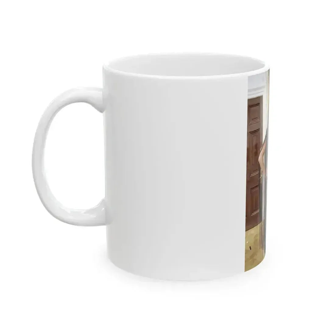 Caroline Munro #253 (Vintage Female Icon) White Coffee Mug - Go Mug Yourself