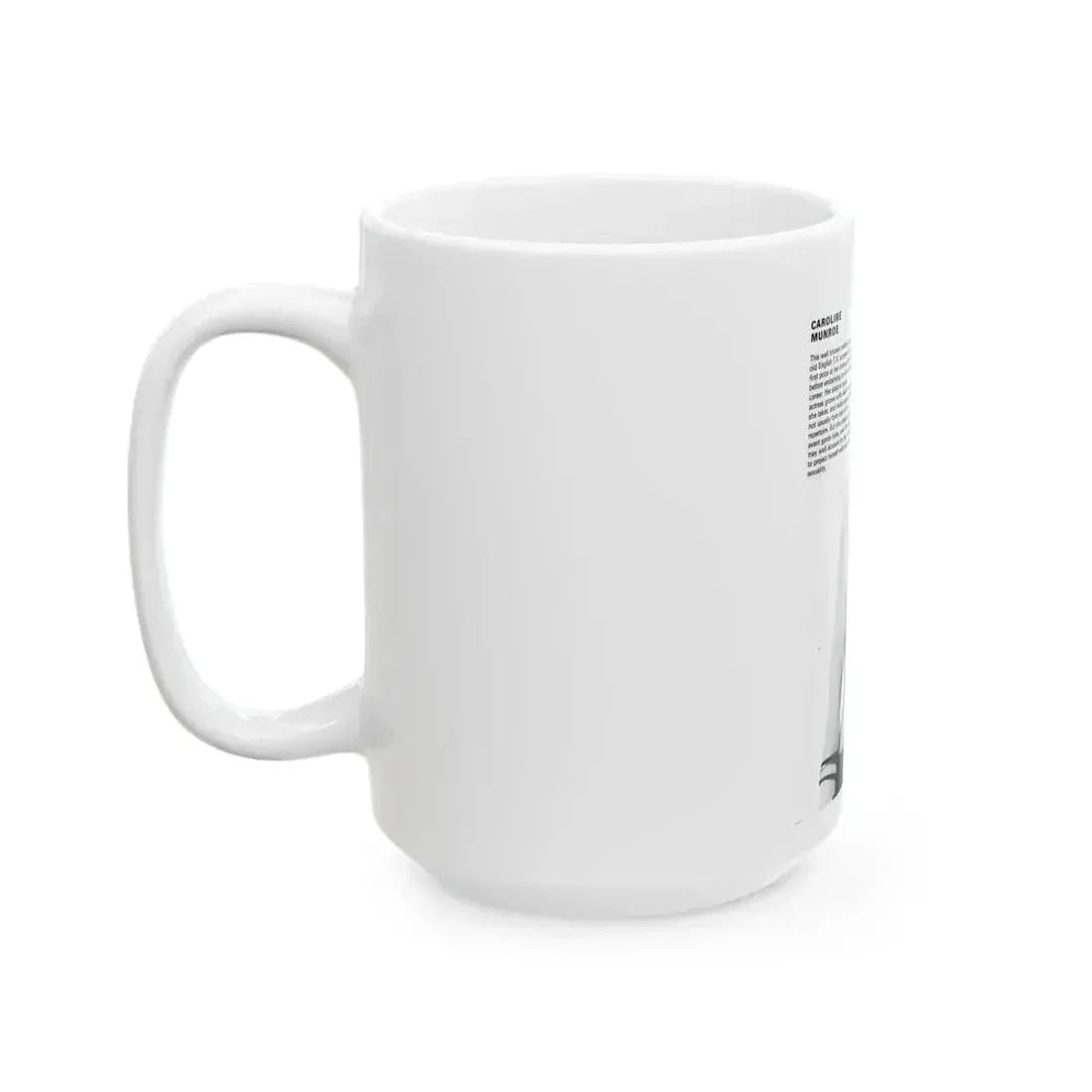 Caroline Munro #255 (Vintage Female Icon) White Coffee Mug - Go Mug Yourself
