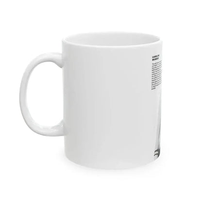 Caroline Munro #255 (Vintage Female Icon) White Coffee Mug - Go Mug Yourself