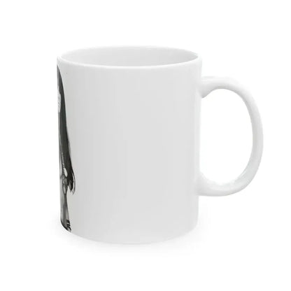 Caroline Munro #255 (Vintage Female Icon) White Coffee Mug - Go Mug Yourself