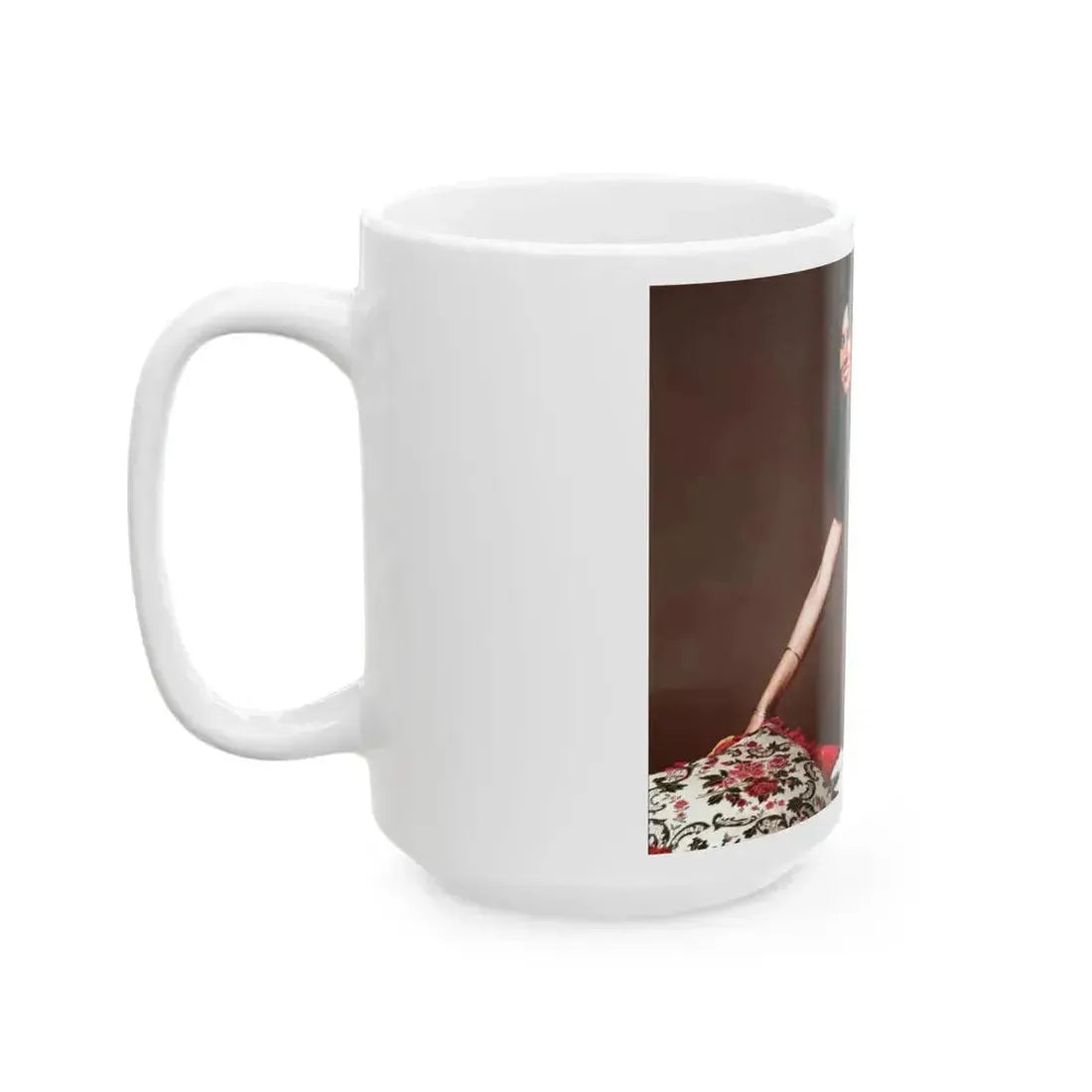 Caroline Munro #257 1 (Vintage Female Icon) White Coffee Mug - Go Mug Yourself