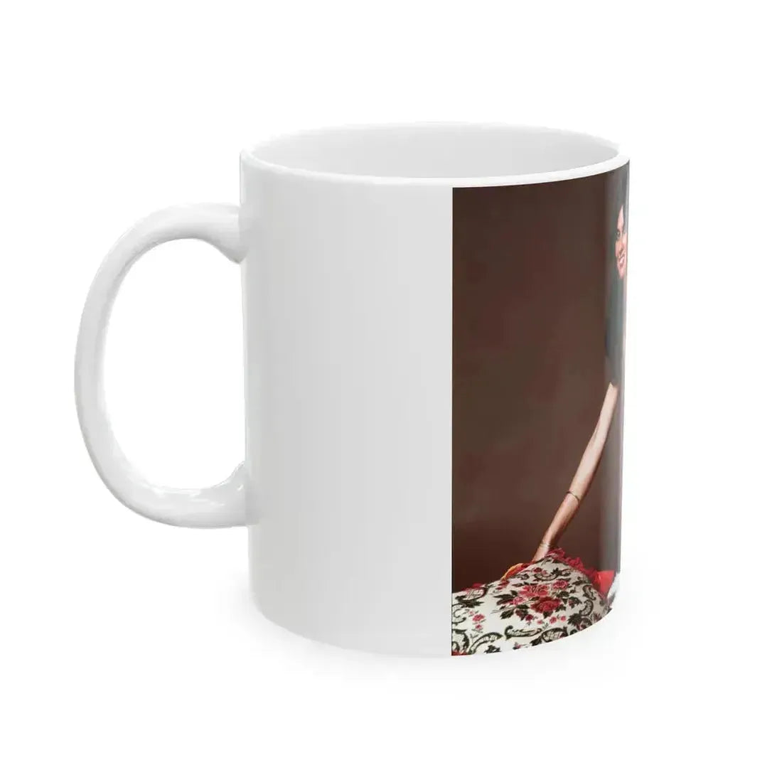 Caroline Munro #257 1 (Vintage Female Icon) White Coffee Mug - Go Mug Yourself