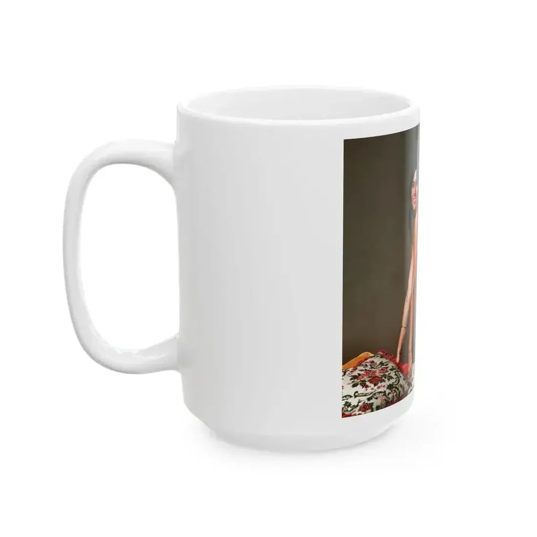 Caroline Munro #257 (Vintage Female Icon) White Coffee Mug - Go Mug Yourself