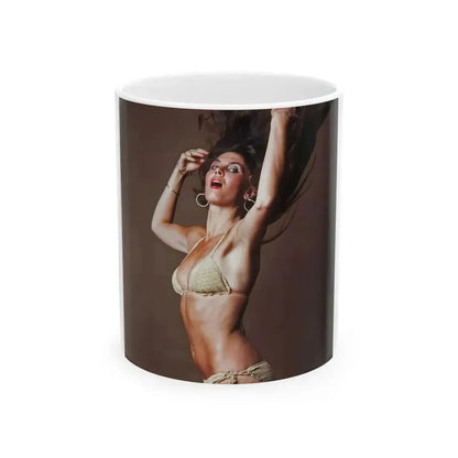 Caroline Munro #258 (Vintage Female Icon) White Coffee Mug 11oz - Go Mug Yourself