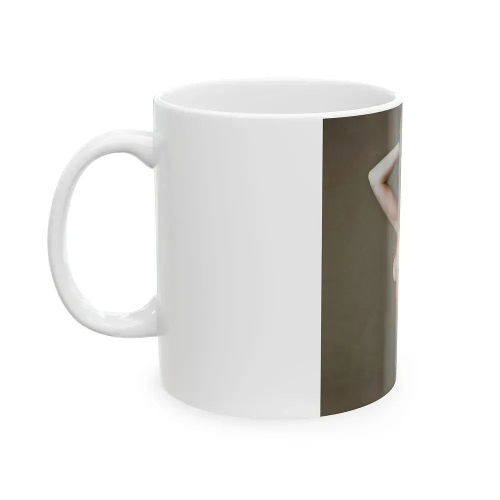 Caroline Munro #259 (Vintage Female Icon) White Coffee Mug - Go Mug Yourself