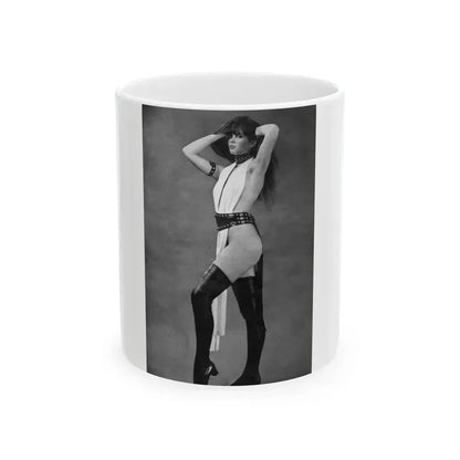 Caroline Munro #262 (Vintage Female Icon) White Coffee Mug 11oz - Go Mug Yourself