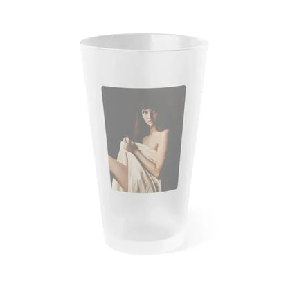 Caroline Munro #268 - Adam Mag. Nov. '68 (Vintage Female Icon) Frosted Pint Glass 16oz 16oz Frosted - Go Mug Yourself
