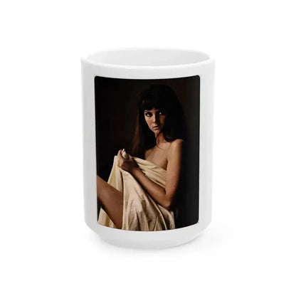 Caroline Munro #268 - Adam Mag. Nov. '68 (Vintage Female Icon) White Coffee Mug 15oz - Go Mug Yourself