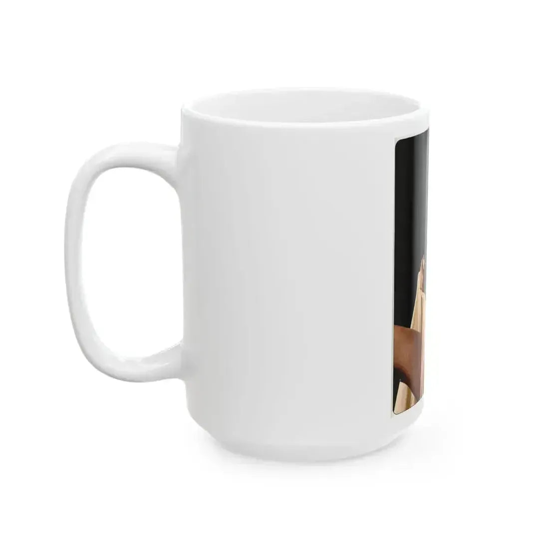 Caroline Munro #268 - Adam Mag. Nov. '68 (Vintage Female Icon) White Coffee Mug - Go Mug Yourself