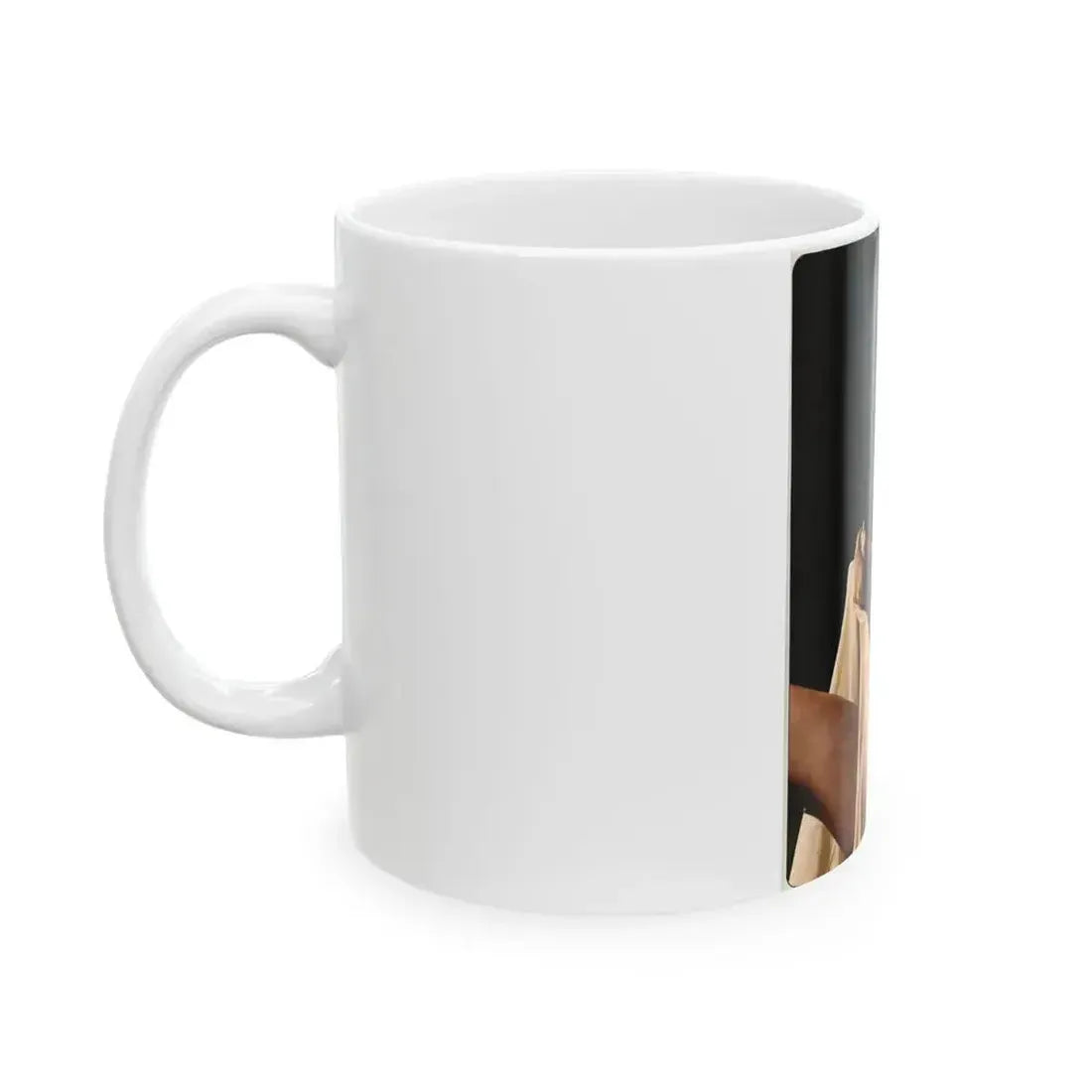 Caroline Munro #268 - Adam Mag. Nov. '68 (Vintage Female Icon) White Coffee Mug - Go Mug Yourself