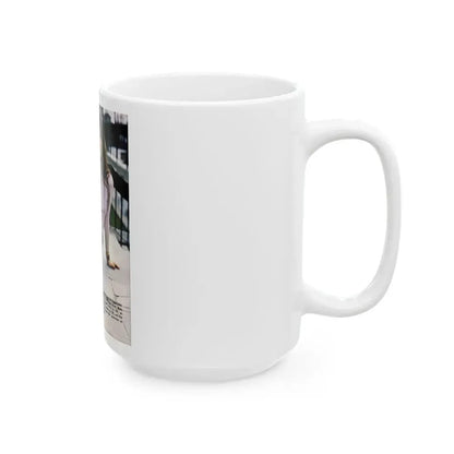 Caroline Munro #269 - Adam Mag. Nov. '68 (Vintage Female Icon) White Coffee Mug - Go Mug Yourself