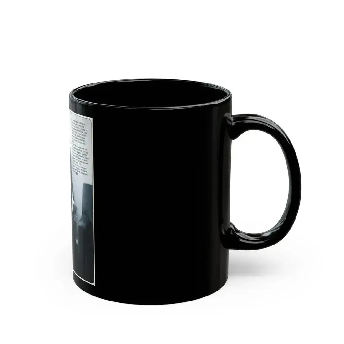 Caroline Munro #270 - Adam Mag. Nov. '68 (Vintage Female Icon) Black Coffee Mug - Go Mug Yourself