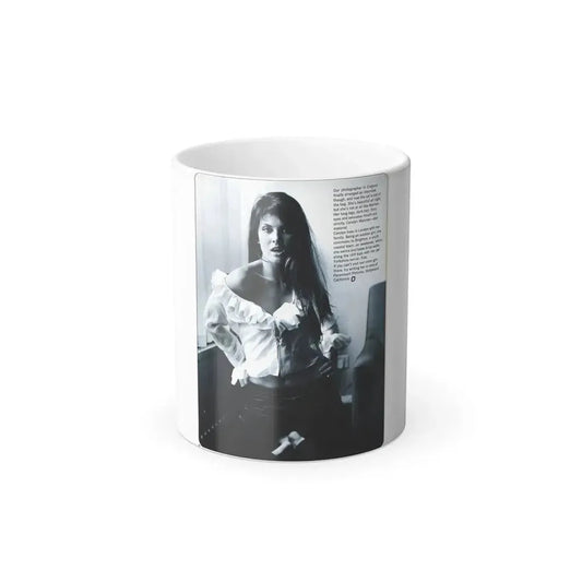 Caroline Munro #270 - Adam Mag. Nov. '68 (Vintage Female Icon) Color Changing Mug 11oz 11oz - Go Mug Yourself