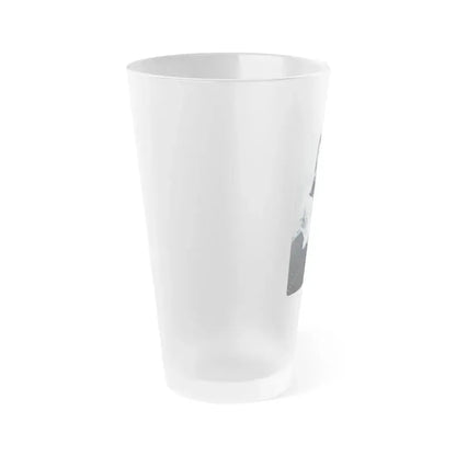Caroline Munro #270 - Adam Mag. Nov. '68 (Vintage Female Icon) Frosted Pint Glass 16oz - Go Mug Yourself