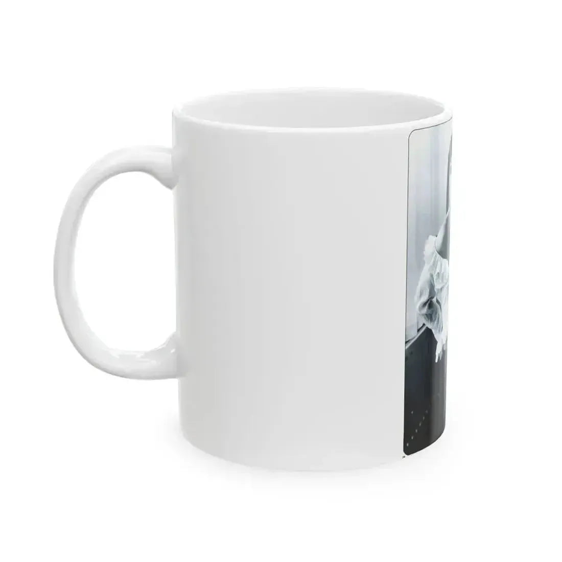 Caroline Munro #270 - Adam Mag. Nov. '68 (Vintage Female Icon) White Coffee Mug - Go Mug Yourself