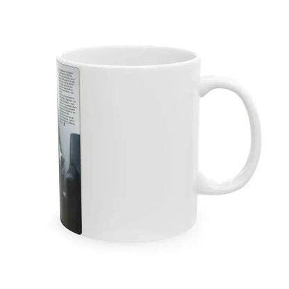 Caroline Munro #270 - Adam Mag. Nov. '68 (Vintage Female Icon) White Coffee Mug - Go Mug Yourself