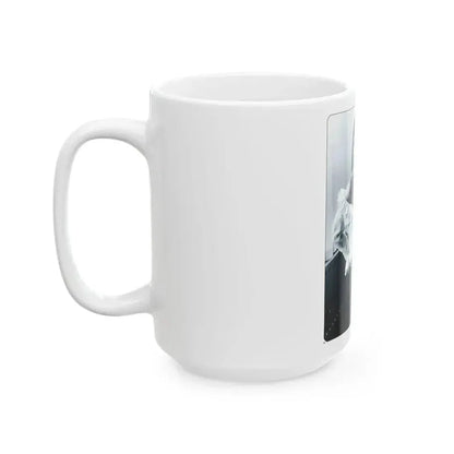 Caroline Munro #270 - Adam Mag. Nov. '68 (Vintage Female Icon) White Coffee Mug - Go Mug Yourself