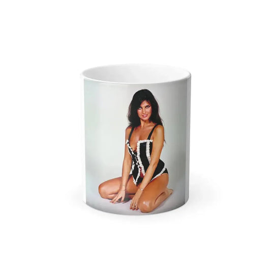 Caroline Munro #271 (Vintage Female Icon) Color Changing Mug 11oz 11oz - Go Mug Yourself