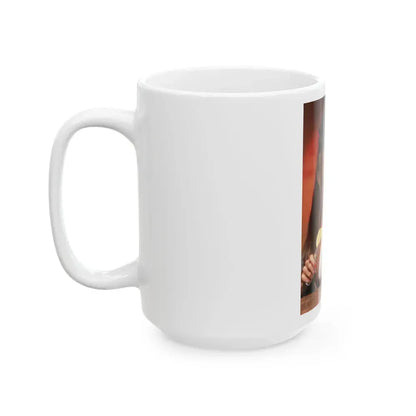 Caroline Munro #273 (Vintage Female Icon) White Coffee Mug - Go Mug Yourself