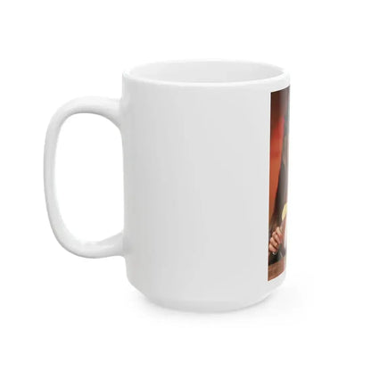 Caroline Munro #273 (Vintage Female Icon) White Coffee Mug - Go Mug Yourself