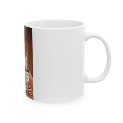 Caroline Munro #273 (Vintage Female Icon) White Coffee Mug - Go Mug Yourself